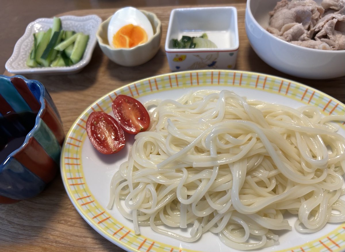 ランチはオカベの麺。
喜んでもらえました。
美味しかった！