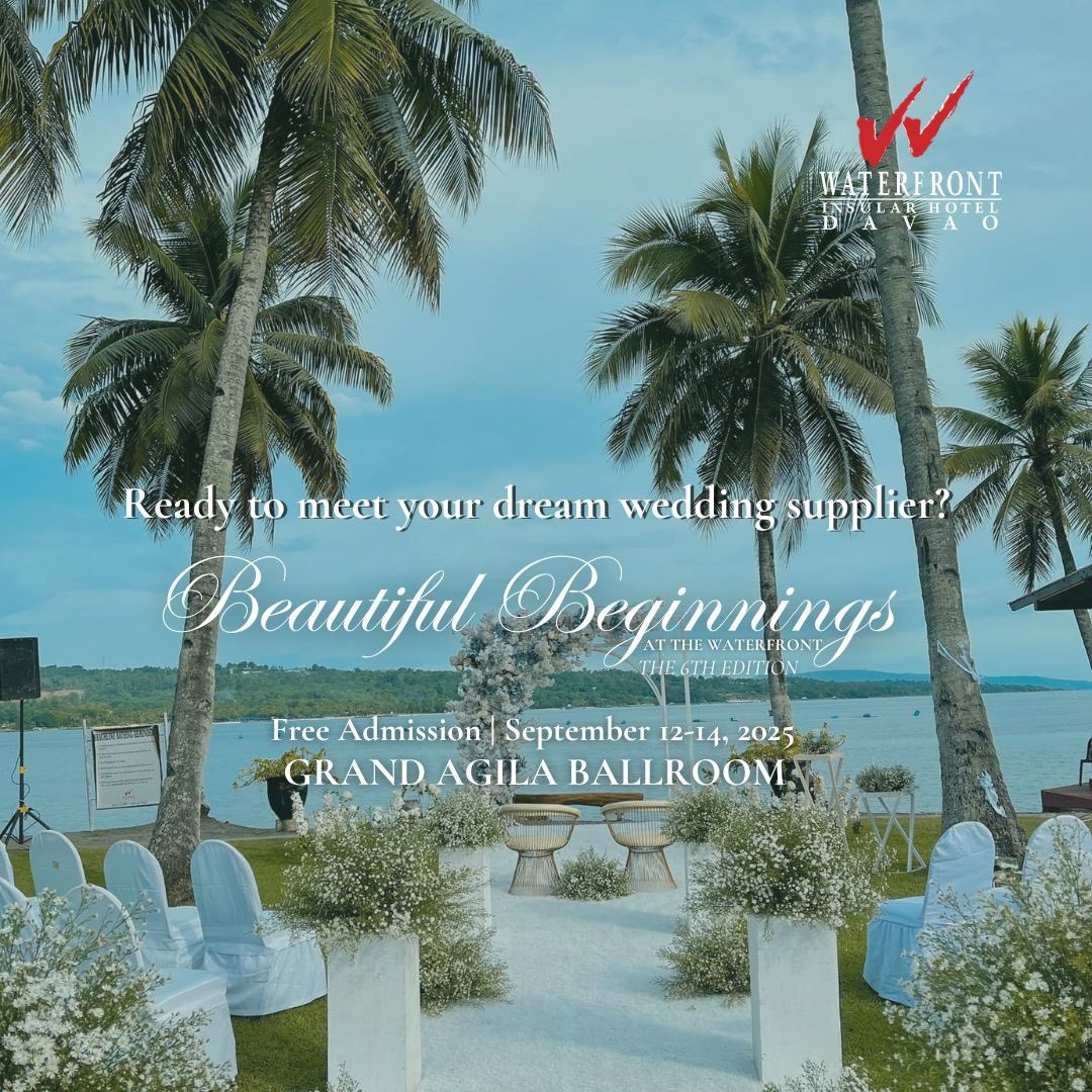 Beautiful Beginnings 6th Edition Returns to Waterfront Insular Hotel Davao with “Romantic Garden Bliss” Theme

popdavao.com/2025/09/11/bea…

#BeautifulBeginnings2025 #WaterfrontDavao #DavaoEvents #WeddingExhibition #PopDavaoPH