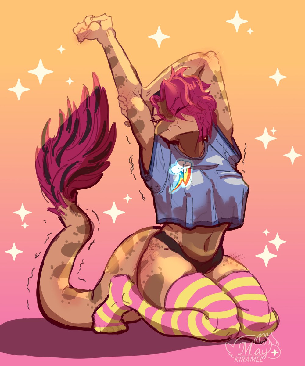 May_kiramel's tweet image. Rebecca pajamas ;) ❤️‍🔥
#snootgame #IWaniHugthatGator #DevlogGame