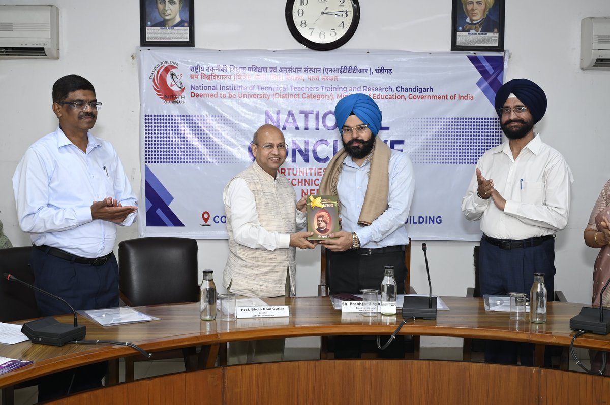 NITTTR_CHD's tweet image. First ever Two Days National Conclave on Opportunities &amp;amp; Challenges in Polytechnic Education - NEP - 2020 was organised by @NITTTR_CHD 
#NITTTRChandigarh #PolytechnicEducation #NEP2020 #NationalConclave
@EduMinOfIndia @AICTE_INDIA @ugc_india @PIB_India