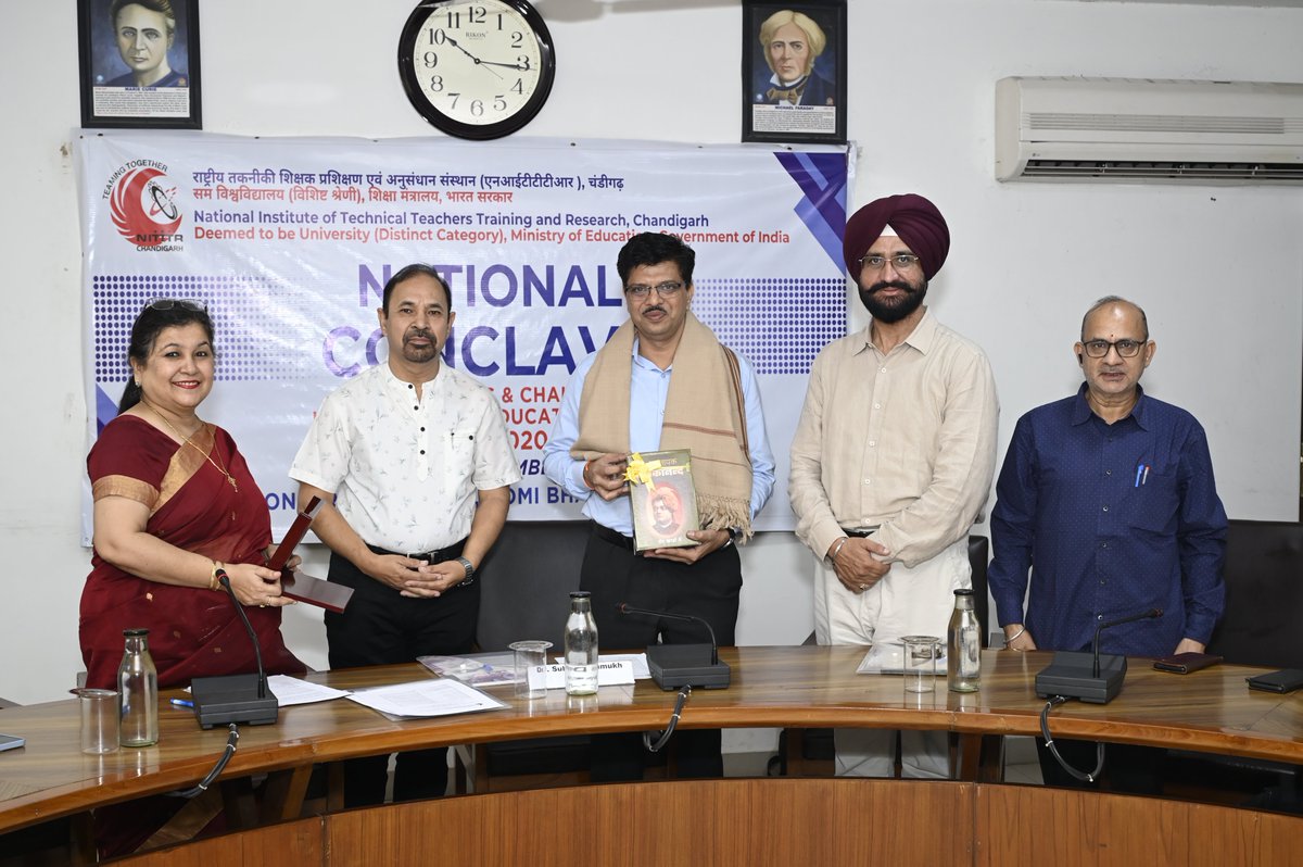 NITTTR_CHD's tweet image. First ever Two Days National Conclave on Opportunities &amp;amp; Challenges in Polytechnic Education - NEP - 2020 was organised by @NITTTR_CHD 
#NITTTRChandigarh #PolytechnicEducation #NEP2020 #NationalConclave
@EduMinOfIndia @AICTE_INDIA @ugc_india @PIB_India