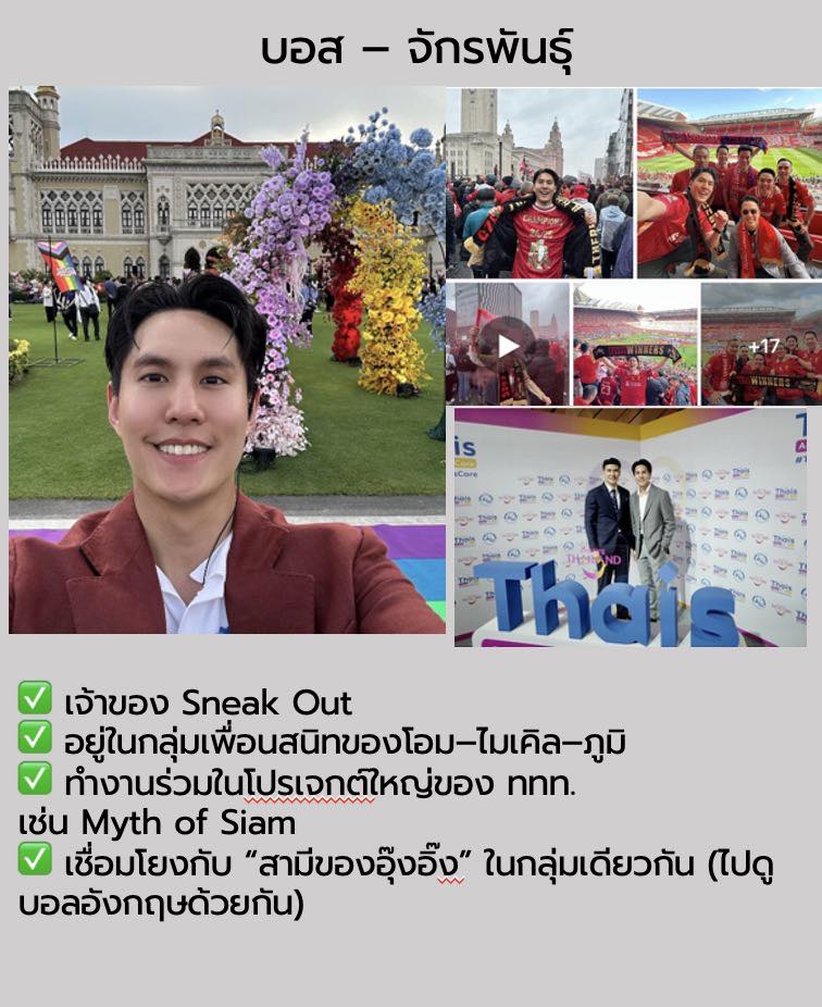 ใครว่ารัฐบาลเพื่อไทย(ทักสิน-อุ๊งอิ๊ง)บริสุทธ์ใสซื่อ?
จาก CSI LA
แฉ เครือข่าย “ก๊วนเดียวกัน” ของอุ๊งอิ๊งที่ใช้การเมือง–ธุรกิจ–โปรเจกต์รัฐ หมุนผลประโยชน์เข้าหาตัวเอง ในวันที่ประเทศ “ขาดนักท่องเที่ยว” แต่ก๊วนนี้… ไม่เคยขาดงบ!
facebook.com/somsakjeam/pos…