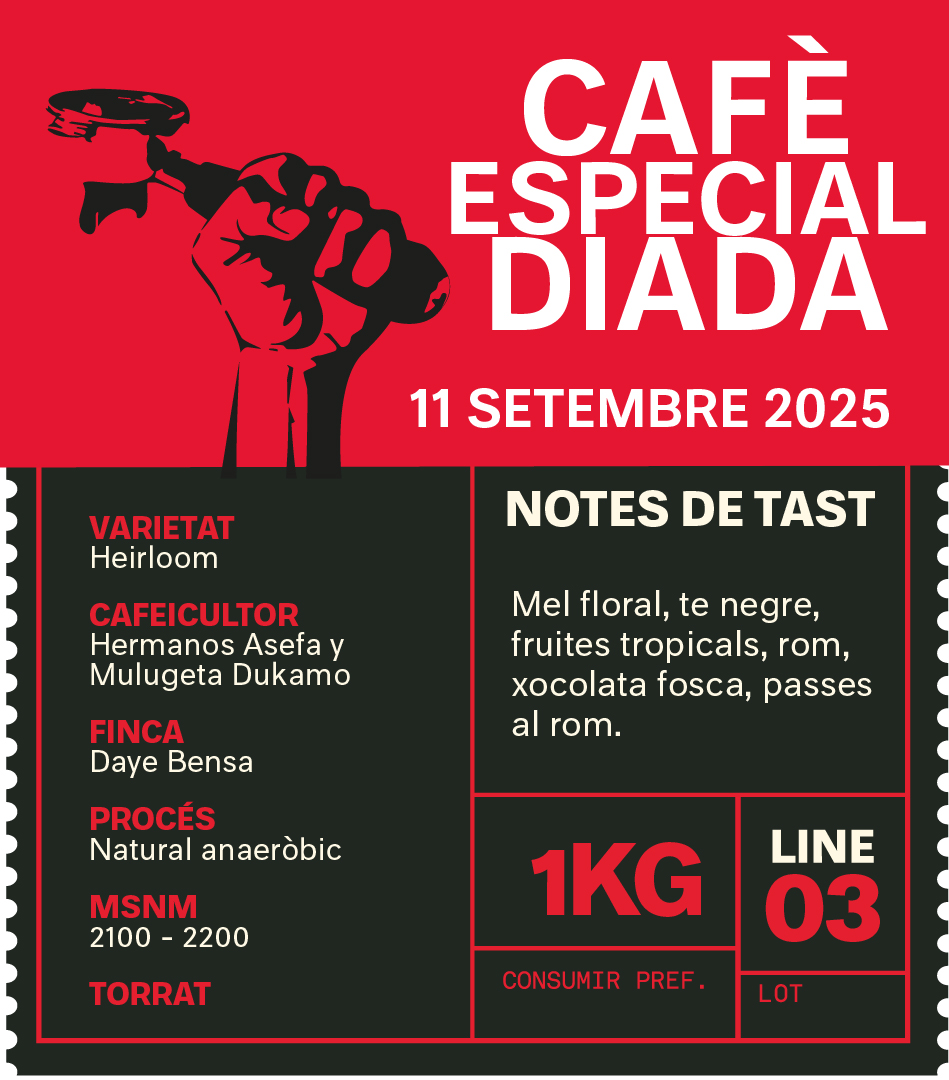 🎉 Només per avui, 11 de setembre, celebrem la Diada amb una promoció especial! 🇦🇩☕
Gaudeix del nostre cafè d’origen amb el millor descompte de l’any.

👉 Disponible només durant el dia d’avui!
#Diada #CafèDeCatalunya #Especial #qualityblends #specialtycoffee