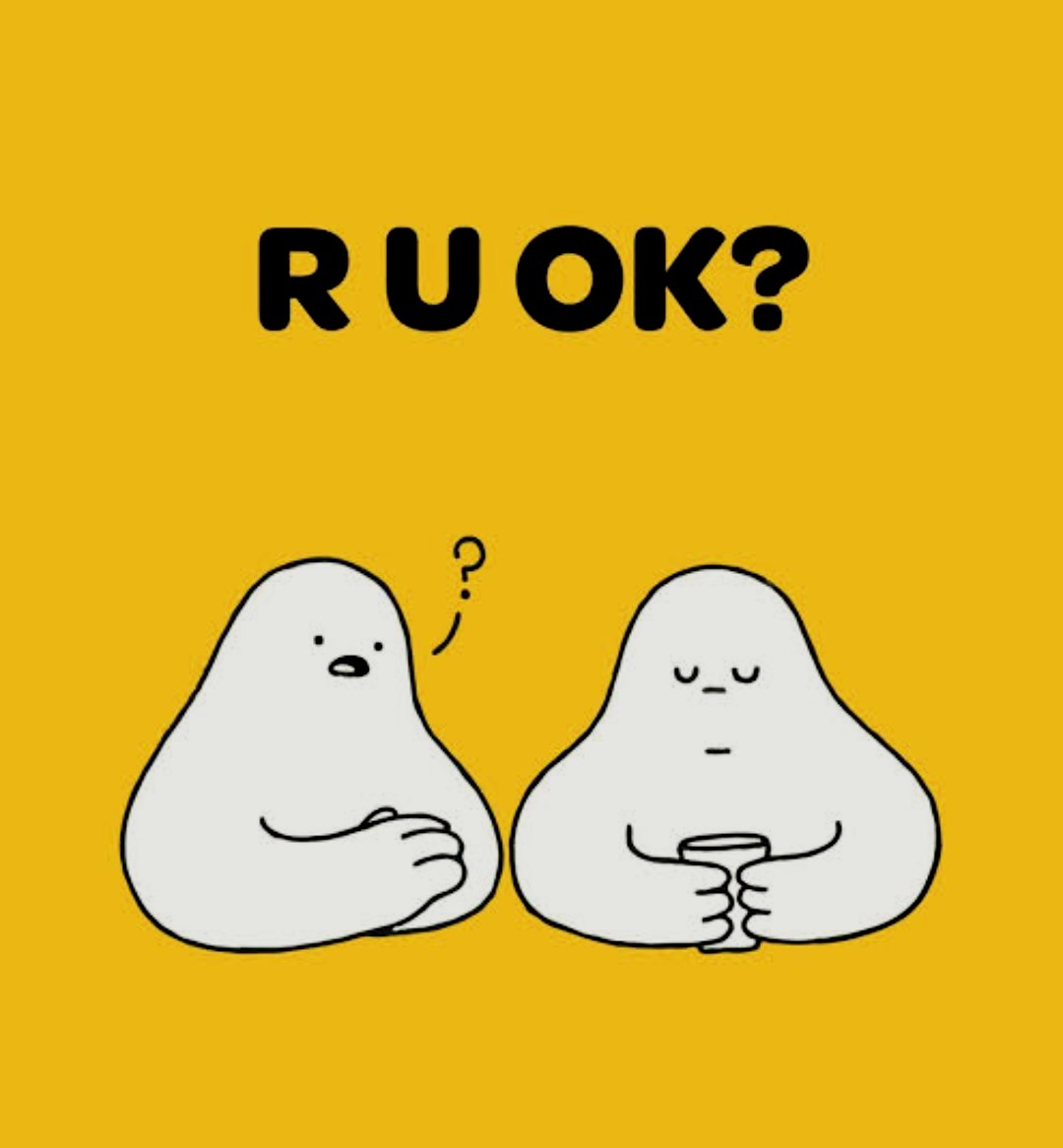 Check in on friends family and work colleagues R U OK 💛
#RUOKDay 💛
#checkin 💛
#5minofyourtimecouldsavealife 💛
#ruokaus 💛