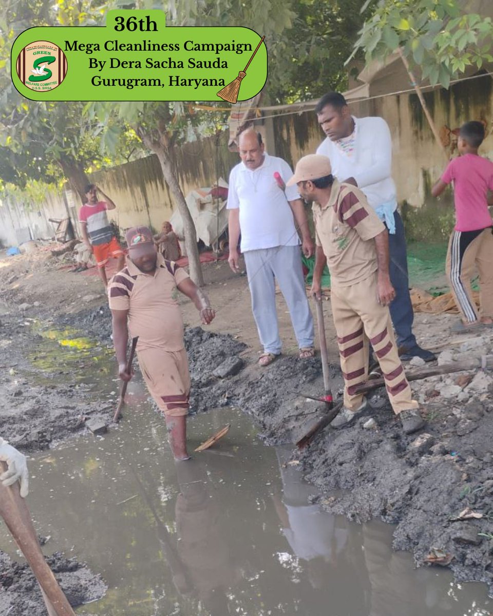 With brooms in hand, in cleaning they take pride, 
Unclogging drains, tidying up spaces, so future is healthy and bright. 
Valiant Green 'S' volunteers cleanse the most neglected, overlooked and filthiest areas in Mega Cleanliness Drive at Gurugram.
