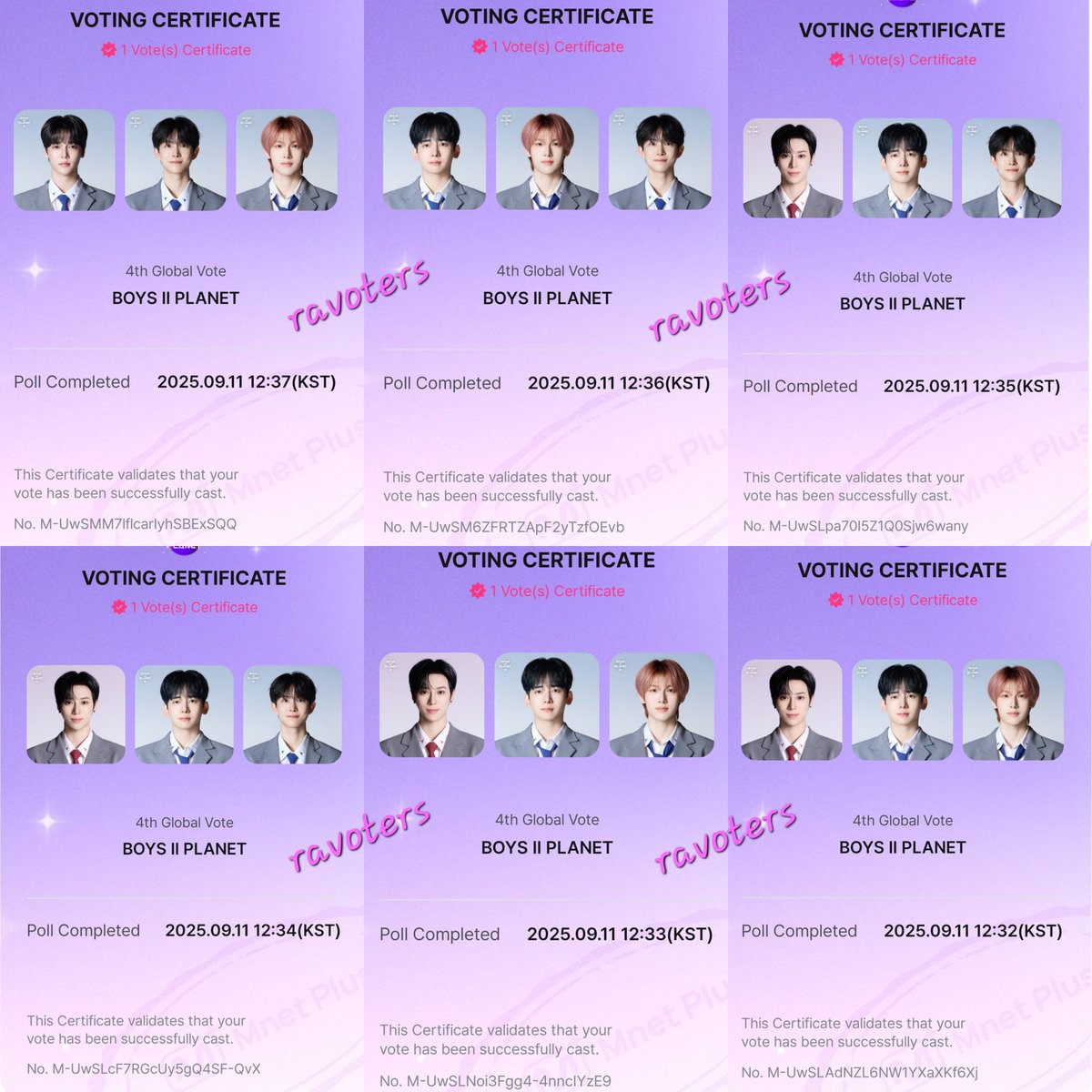 ravoters's tweet photo. Congrats all ♡
⛥giveaway winner ⛥
🎟5vts #YUMEKI 
🎟4vts #MASATO #JIAHAO #GEONWOO (both)
🎟1vt #HANEUM 

See you tonight 🫶🏻
#BOYS2PLANET #4thGlobalVote https://t.co/XpJAw0gWMF