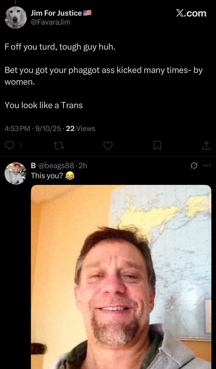 What happens when a right winger loses an argument and hides behind random avi as their profile picture.