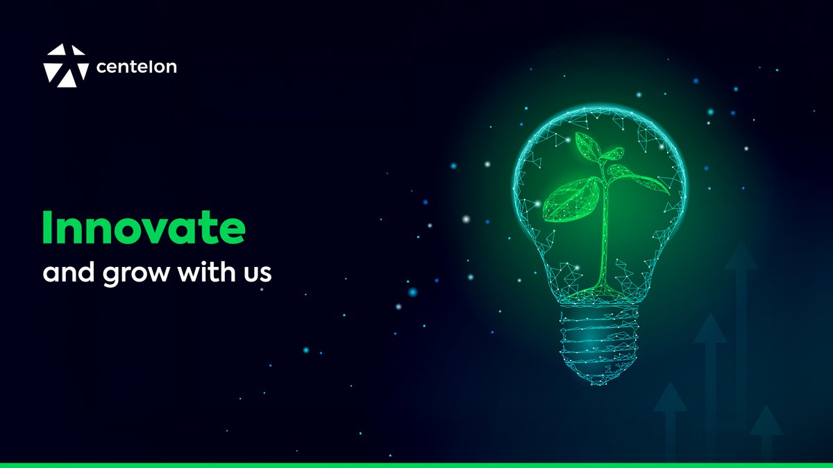 Innovation is easier when we work together.

At Centelon, we turn fresh thinking into real results. It's how we grow, take chances &amp; celebrate the wins—big or small.

Find your next chapter: hubs.ly/Q03HW9lR0

#centelon #employeebranding #techcareers #joinourteam #careers