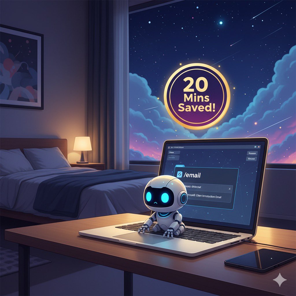 ProdPulseAI's tweet image. Bedtime thought: AI like Text Blaze speeds up my emails with shortcuts—saved 20 mins tonight! But does constant optimization steal our creativity? What’s your balance? 🌙 #AIProductivity #TechReflection