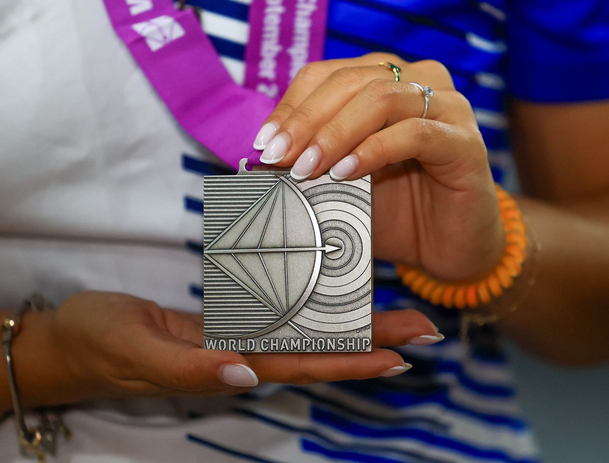 #TiroConArco 🏹 | Sofía Paiz, atleta E&amp;G y subcampeona mundial: "Estoy muy emocionada, realmente esto lo soñé muchísimas veces, créeme que hasta esto me imaginaba y verlo ahorita fue como lo más lindo que me ha pasado".

#ConstruyendoElCamino
