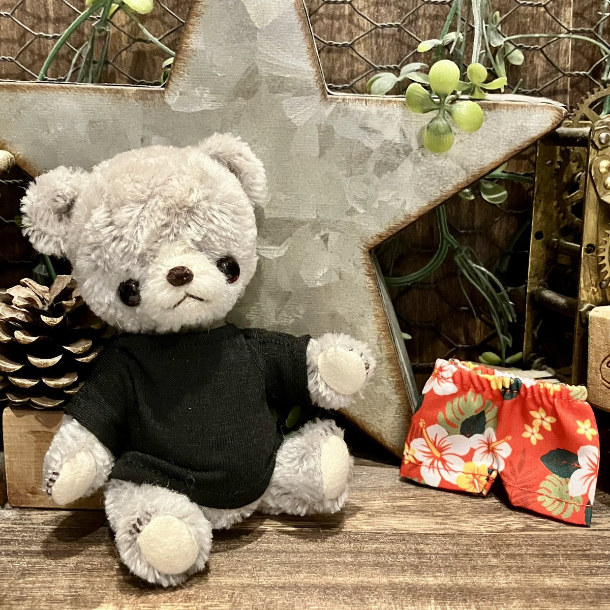 くまくろ　テディベア　ぬいぐるみ くまくろ。 くまくろ。 テディベア・アーティストミュージアム