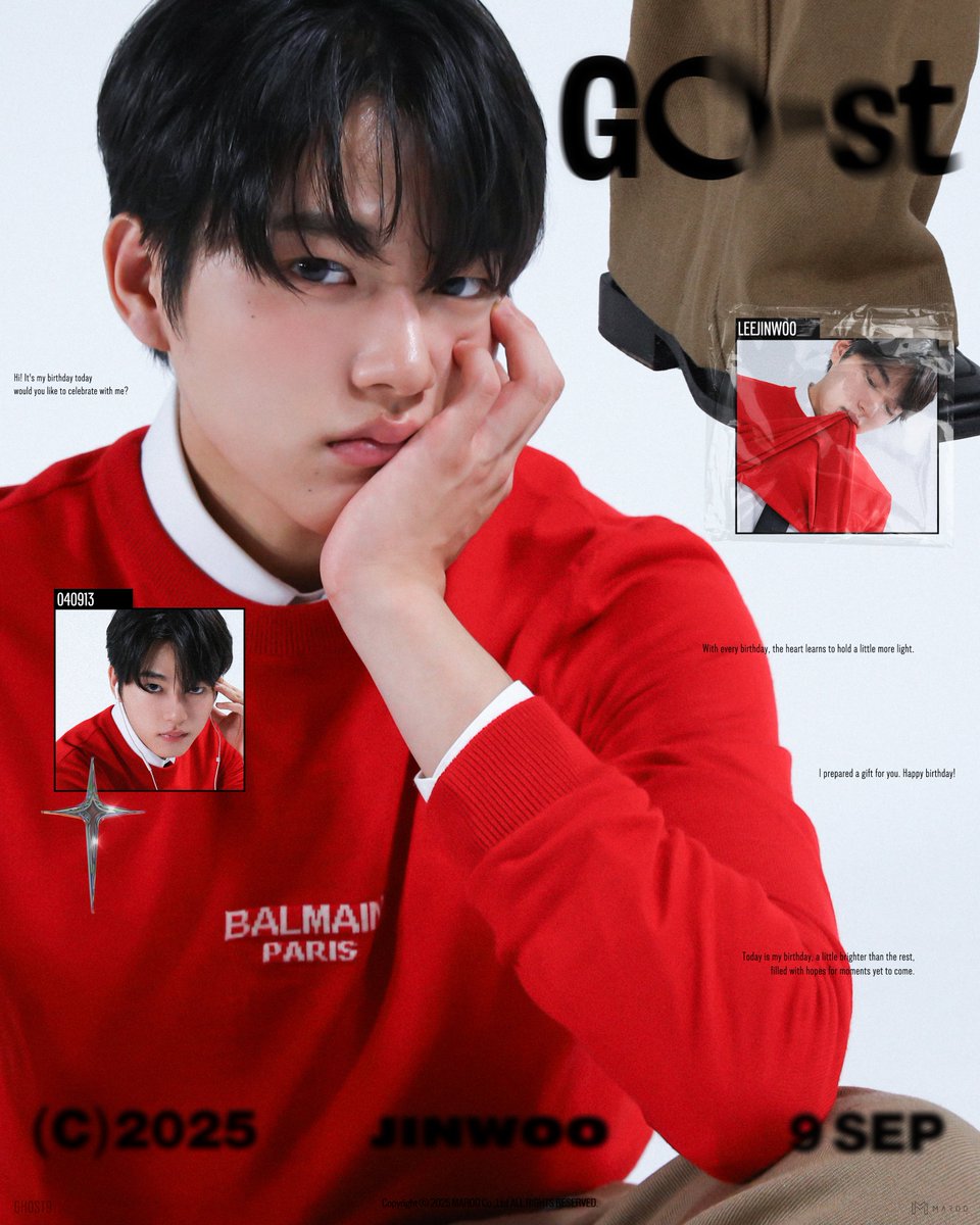 [🎂]

2025.09.13
HAPPY LEEJINWOO DAY 🎉

진우에게 축하의 메세지를 남겨주세요🤍

#LEEJINWOO #이진우 #HBD_LEEJINWOO
#GHOST9 #고스트나인