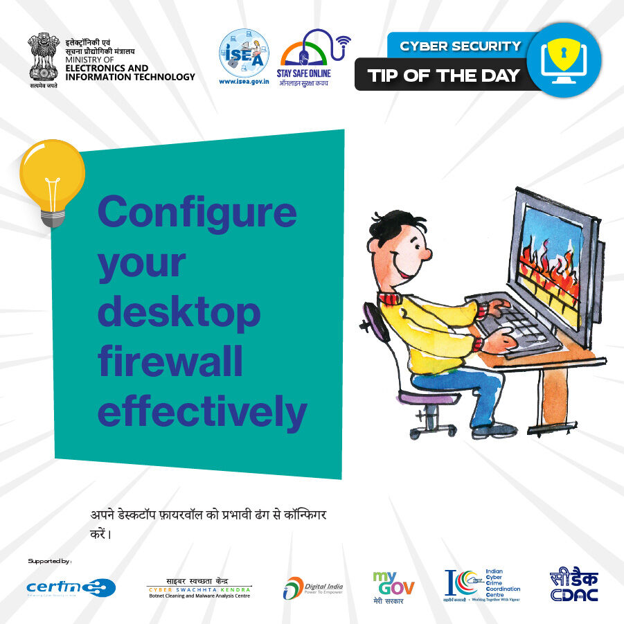 SSOIndia's tweet image. #Tipoftheday
Do you really have protection from your firewall? Prevent cyber dangers before they reach you by properly configuring it! 

#CyberSecurity #FirewallProtection #StaySafeOnline #DigitalSafety #InfoSec #DataProtection #OnlineSecurity #SecureSystems #CyberAwareness…