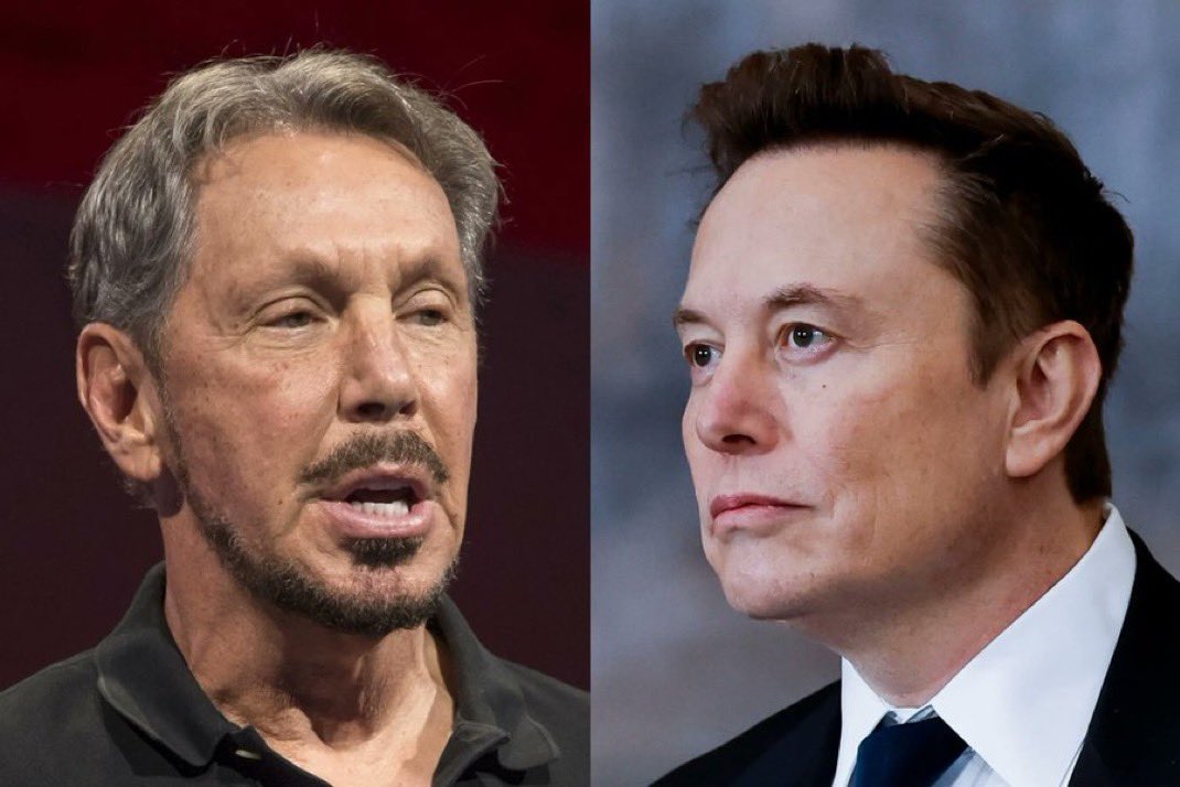 rajeshreddyega's tweet image. 🚨 #LarryEllison is now the world’s richest, overtaking #ElonMusk 

His net worth soared $101B in a single day after #OracleCorp’s record results, hitting $393B vs Musk’s $385B — the biggest one-day wealth jump ever tracked by Bloomberg. 💰📈

#Tesla #Billionaires #Oracle #USA