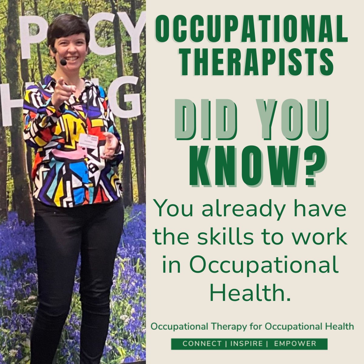 Occupational Therapy for Occupational Health tweet media