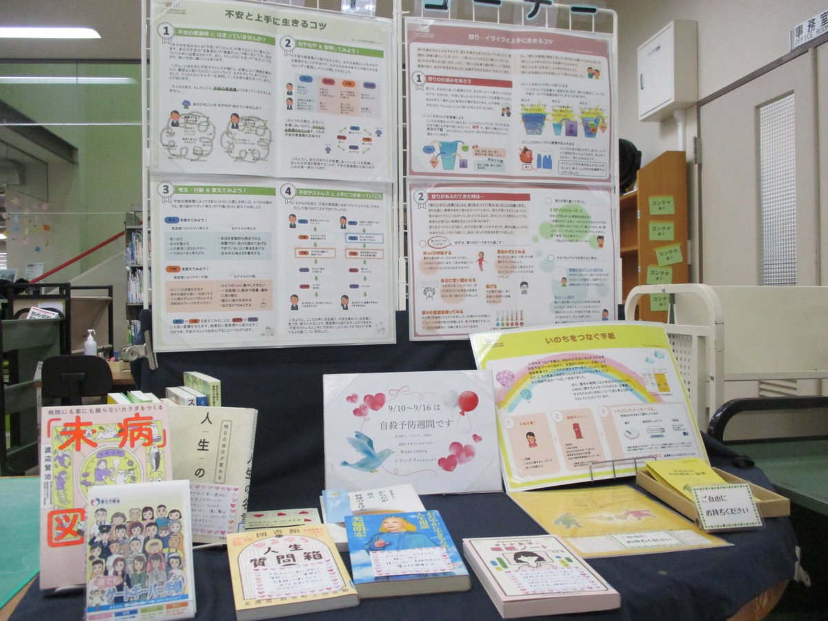 【ホットコーナー】

ただいまの特集は「頑張りすぎていませんか」

その怒り、イライラ、不安は頑張りすぎているせいかも…😰
本を読んでリラックスしてくださいね