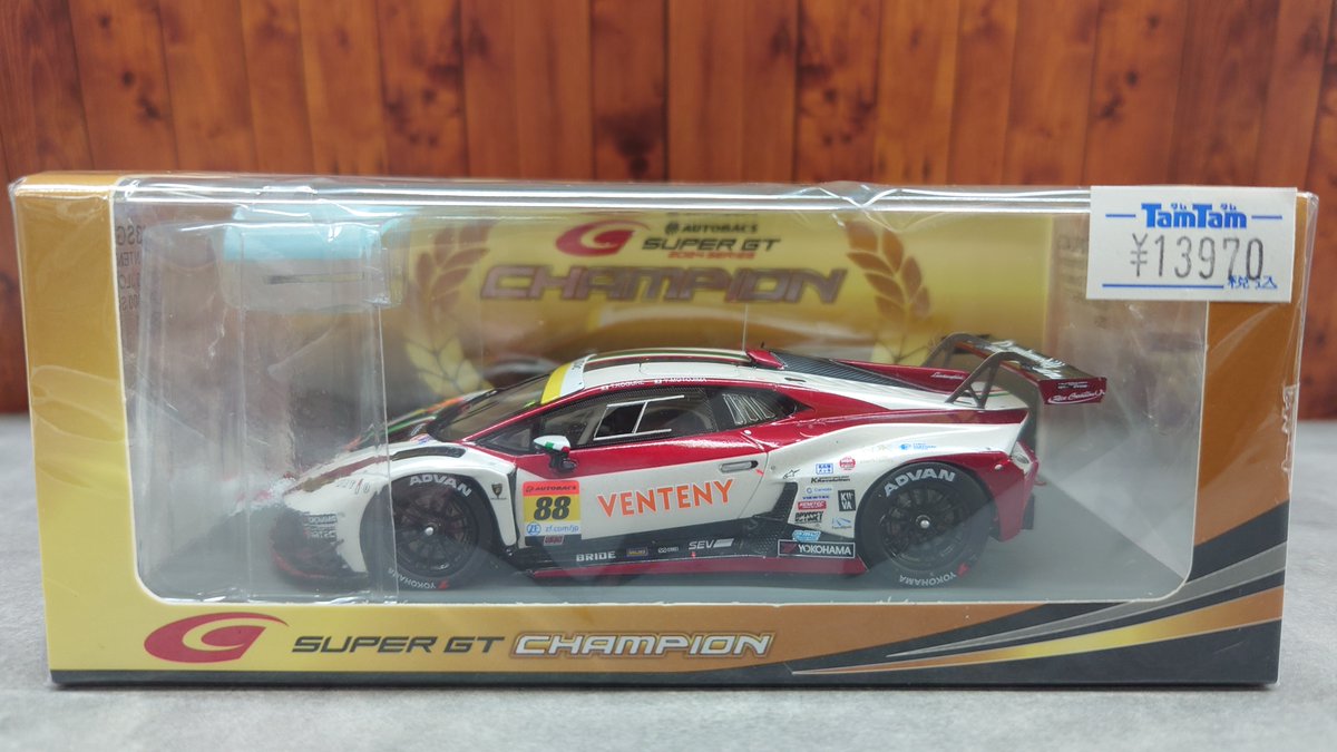 新品】ミニカー 1/43 VENTENY Lamborghini GT3 JLOC Champion