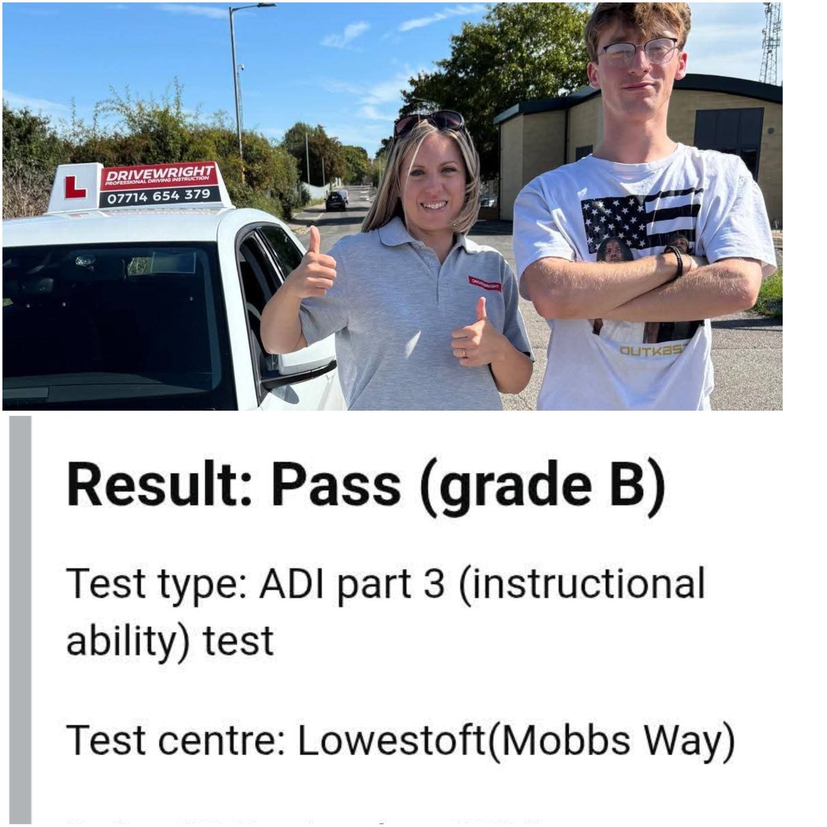 This job DOES change your life ! MASSIVE CONGRATULATIONS to Emily Passing her Part 3 Driving Instructor Exam ....  we are super proudof our TALENTED TEAM at DriveWright ♥️
#learnrightwithdrivewright 
#keyringschangelives