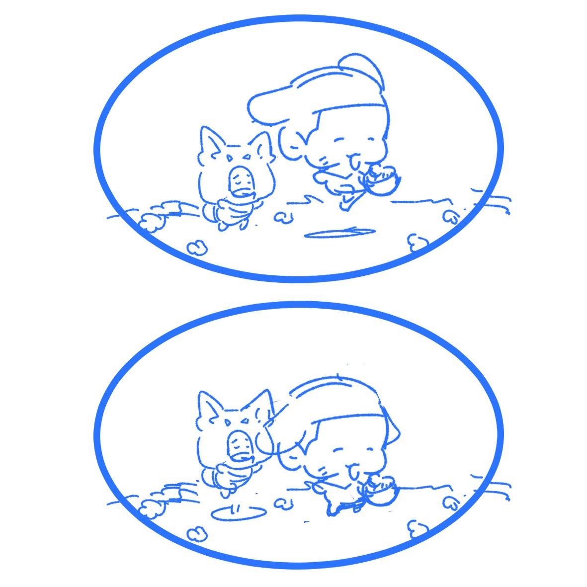 요즘 바빠서... 
새로 그린건 없고 파일 정리 좀 하는데 키링 러프 발견함요