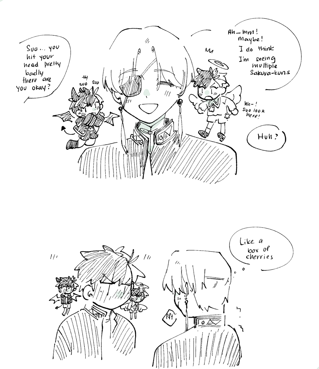 he can be your angle or your debil 🫖🌸 