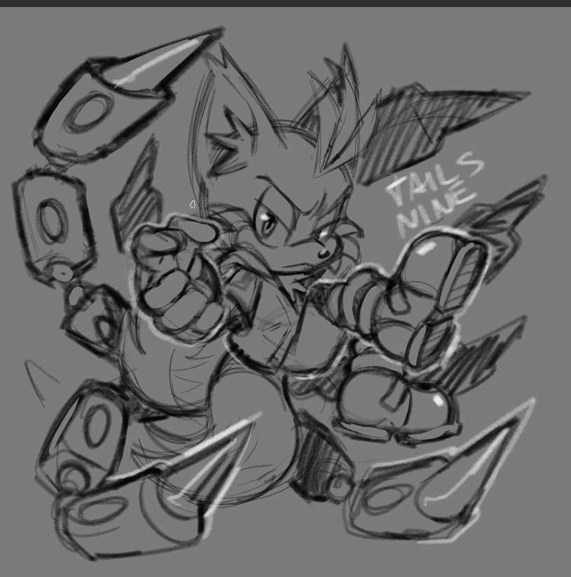 LeBluenooki's tweet image. Tails y Nine

#fanart