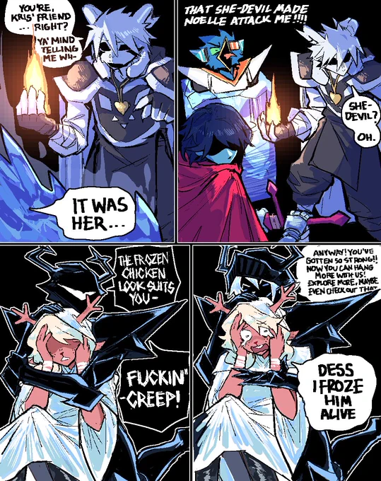 noelle got stronger...? #DELTARUNE 
