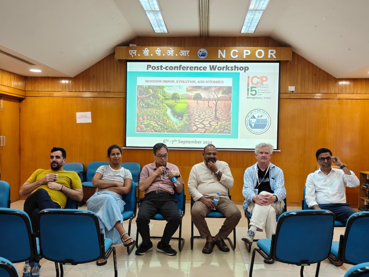 Brevityiswit26's tweet image. Organised the International Conference on #Palaeoceanography - Post conference #monsoon workshop in Goa - two days of enriching talks and discussion on various aspects of monsoons using observation, proxies, and models.
@ncaor_goa @moesgoi