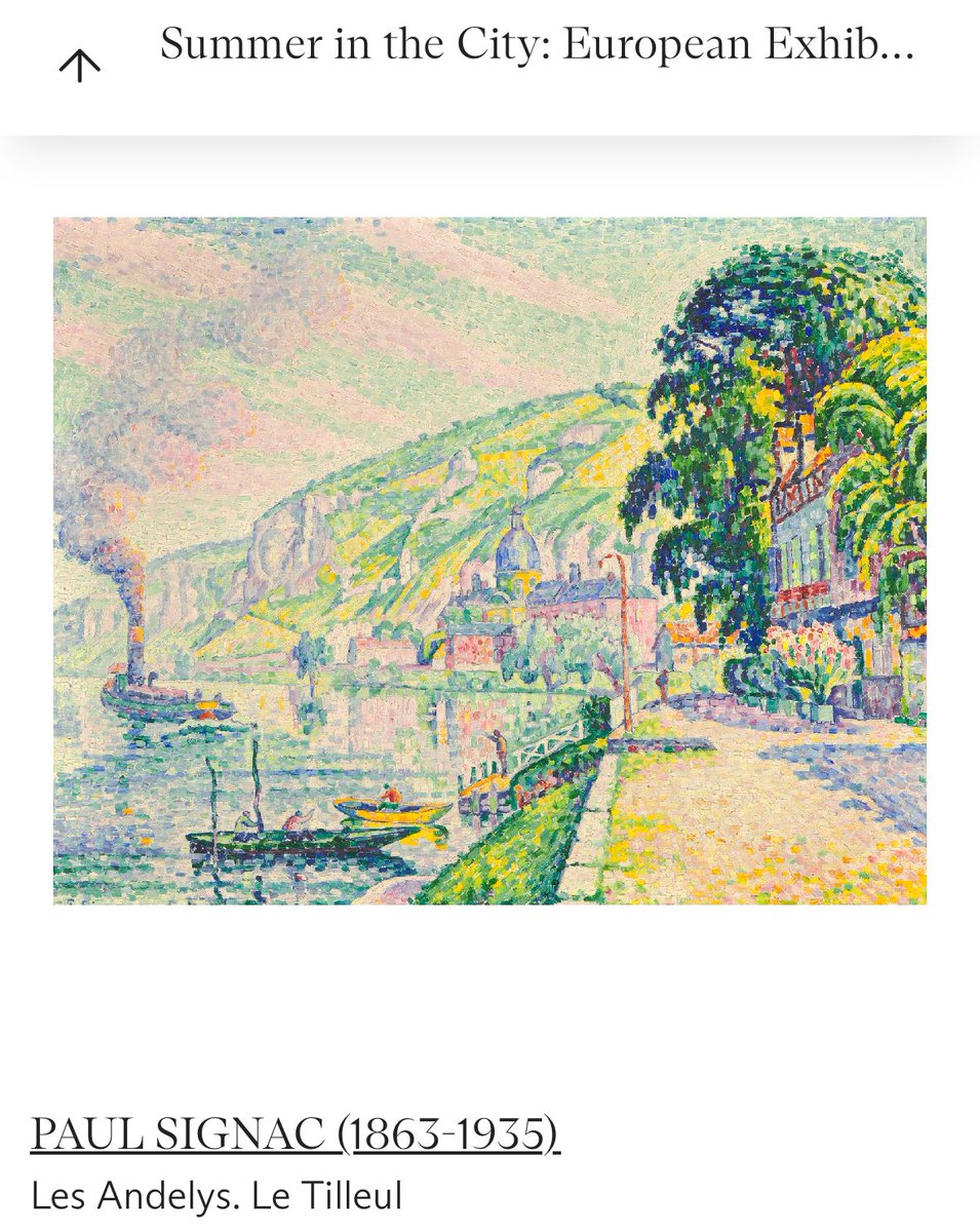 Loving this from Christie’s London. 

#Pointillist #Impressionist