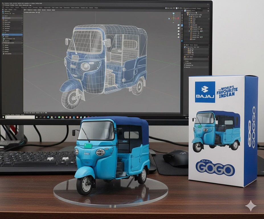 _bajaj_auto_ltd's tweet photo. Bajaj moves with every trend — from dreams to journeys, empowering India’s roads and driving the future of mobility. Always by your side, every step of the way. 🛺
#Bajaj #BajajEV #BajajGogo #EV #Automobile #IndianAuto #IndianRikshaw https://t.co/f4LO9DSK98
