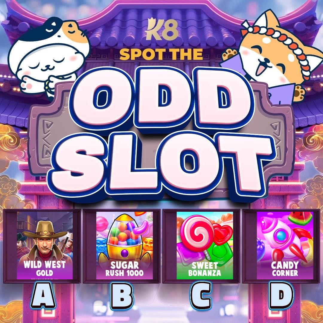 k8official_en's tweet photo. 🎰 One slot doesn’t belong… can you spot it? 👀

✅ Comment your answer + K8 ID
✅ Like, follow, and repost to qualify for the #airdrop prize! 💰

📌 Click here for more details!!
https://t.co/NxsBgvQfL4 https://t.co/pmEq3r5Ceg