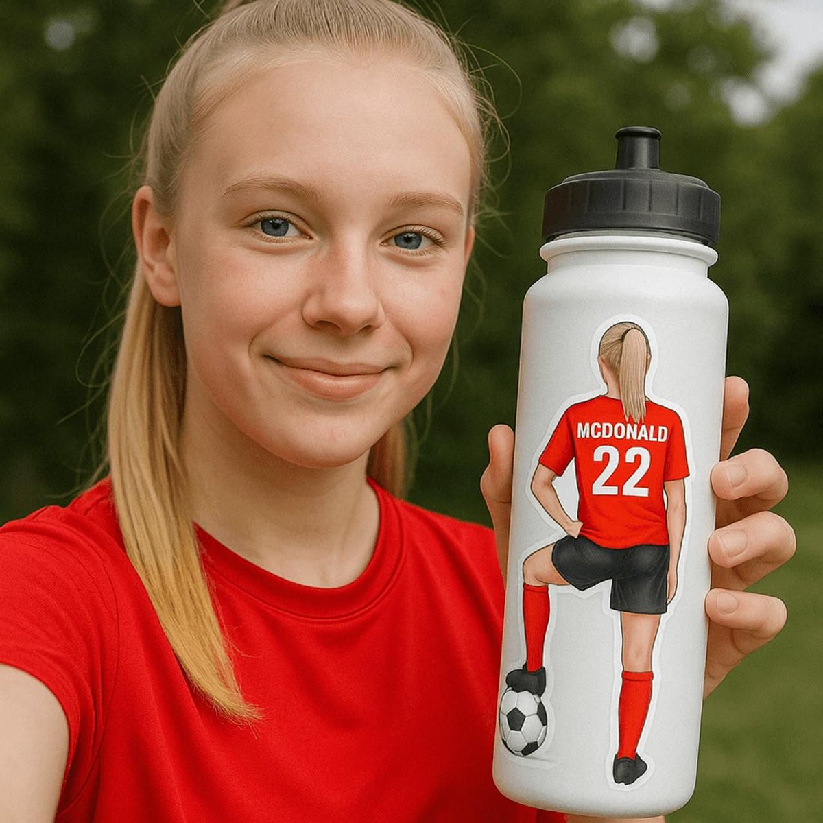 StinkyLockers's tweet image. &quot;Smells like victory—and a bit of jealousy. 💨⚽&quot;

Our custom female soccer stickers are so good, they even make stinky lockers cool.

📱 Designed to match your exact look, number, and style!
🎁 Best team gift ever?

#SoccerGirls #CustomGear #LockerRoomVibes #SportsGifts…