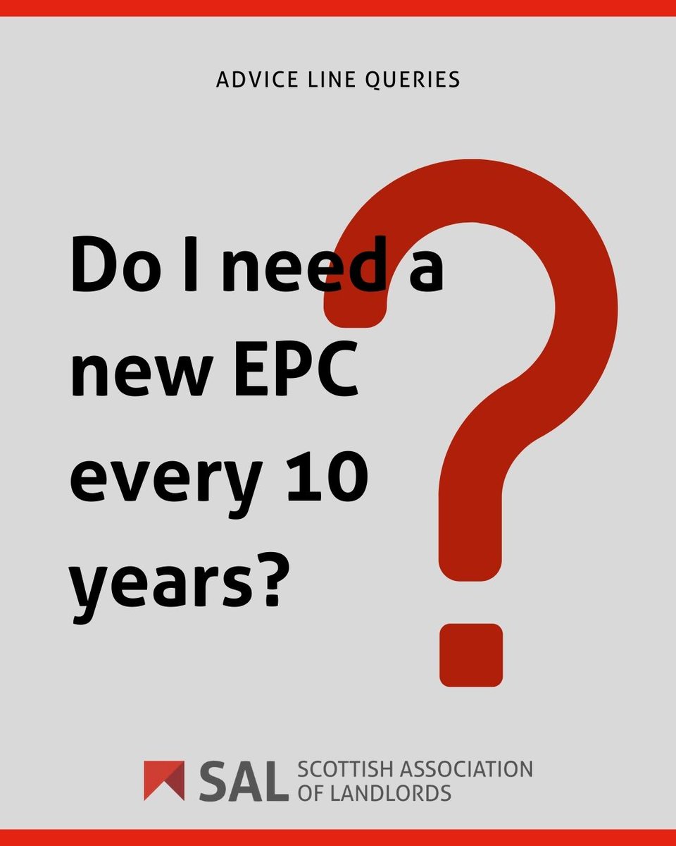 scotlandlord's tweet image. 🏠 EPCs for landlords: if letting to new tenants, your EPC must be under 10 years old. Expiring mid-tenancy? No update needed. ⚠️ From 2026, the timeframe drops to 5 years. 📞 Questions? Call 0131 564 0100. #LandlordTips #EPC #PropertyAdvice