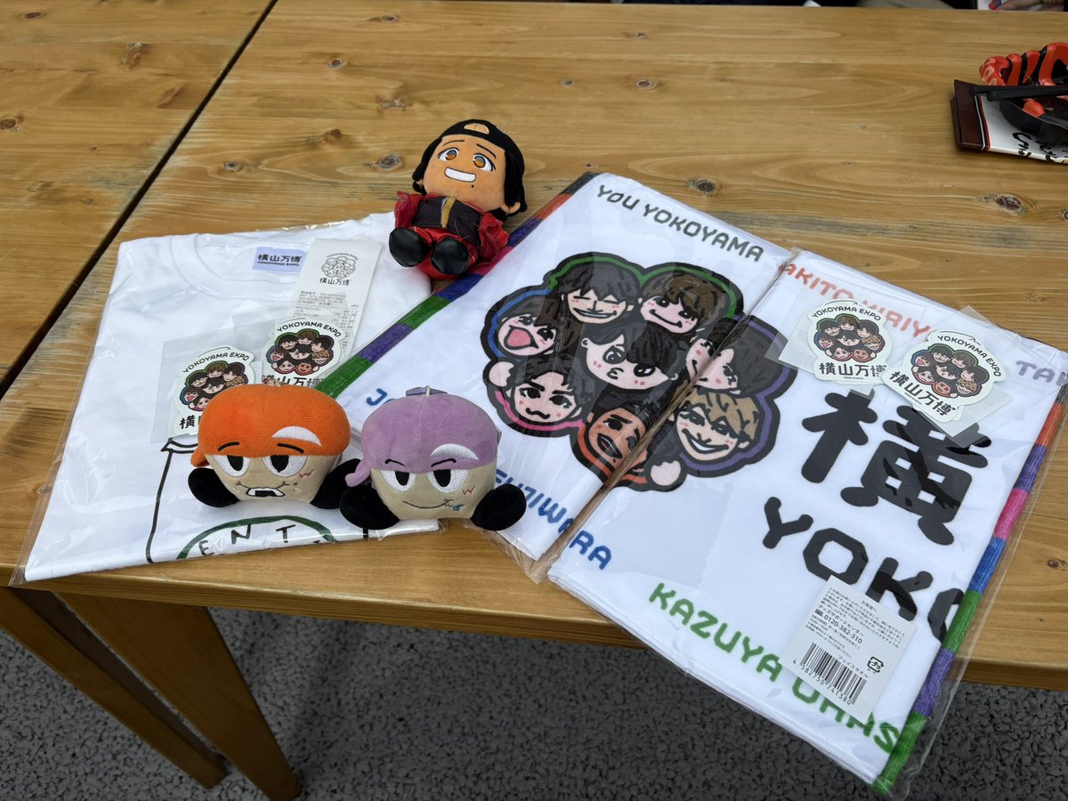 横山万博 グッズ 無事グッズ購入🧡💜 #横山会 #横山万博