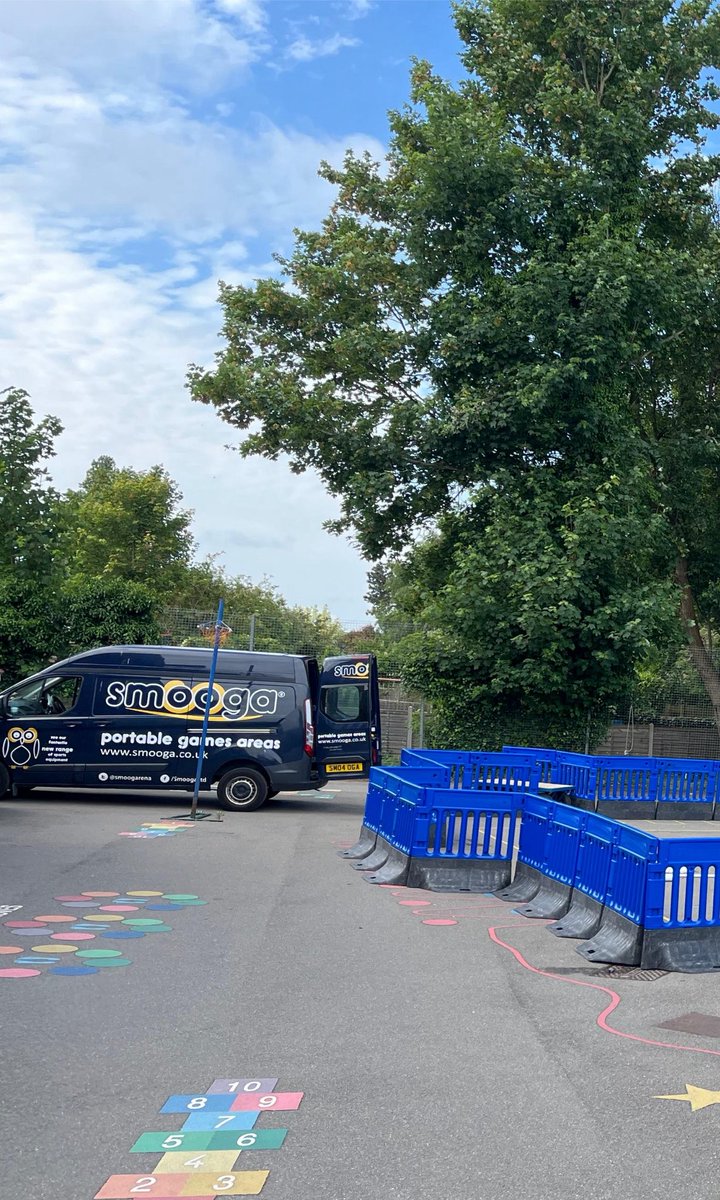 SeanatSmooga's tweet photo. Morning all! Any tea left from the #teacher5oclockclub it’s an early start for me. New school, new install! Let’s go!
#Smooga #playgroundarena #teachertwitter #headteacher #primaryschool #schoolsports
#Bedfordshire #Hertfordshire #Norfolk #Suffolk #Northants #Cambridgeshire https://t.co/ppVz5KRypm