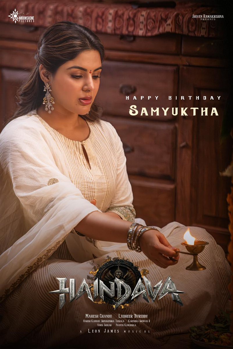 FREEDOM MEDIA (@freedommediapr) on Twitter photo Celebrating the brilliance and beauty of <a href="/iamsamyuktha_/">Samyuktha</a> on her special day! ππ
Happy Birthday from Team #Haindava!
#HBDSamyuktha
<a href="/BSaiSreenivas/">Bellamkonda Sreenivas</a> @MaheshChandu <a href="/ludheerbyreddy/">ludheer</a> <a href="/leon_james/">Leon James</a> <a href="/dop_harish/">Harish Kannan</a> <a href="/karthikaSriniva/">Karthika Srinivas</a> <a href="/Moonshine_Pctrs/">Moonshine Pictures</a> Celebrating the brilliance and beauty of <a href="/iamsamyuktha_/">Samyuktha</a> on her special day! ππ
Happy Birthday from Team #Haindava!
#HBDSamyuktha
<a href="/BSaiSreenivas/">Bellamkonda Sreenivas</a> @MaheshChandu <a href="/ludheerbyreddy/">ludheer</a> <a href="/leon_james/">Leon James</a> <a href="/dop_harish/">Harish Kannan</a> <a href="/karthikaSriniva/">Karthika Srinivas</a> <a href="/Moonshine_Pctrs/">Moonshine Pictures</a>