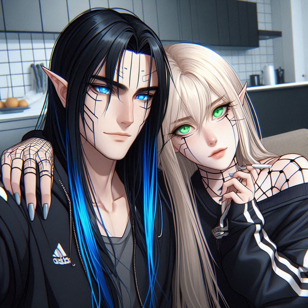 ElvenCybertech's tweet image. "Come, Esmeralda, let's take one last picture today"
"Okay, Yev. Let's go."
Good night, everyone.
Yevlan ❤️ Esmeralda