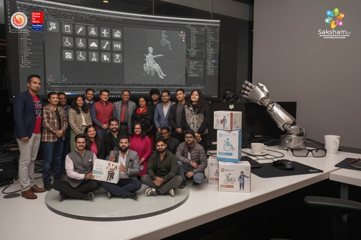 saccindia's tweet image. #GoogleNanoBanana meets Saksham! 

From the spark of Saksham 1.0 to empowering startups in assistive tech, the journey continues. The countdown to Saksham 2.0 has begun. Bigger goals, stronger networks &amp;amp; inclusive #innovation.

#SACCINDIA #GoogleGemini #AI #Aiart️ #StartupIndia