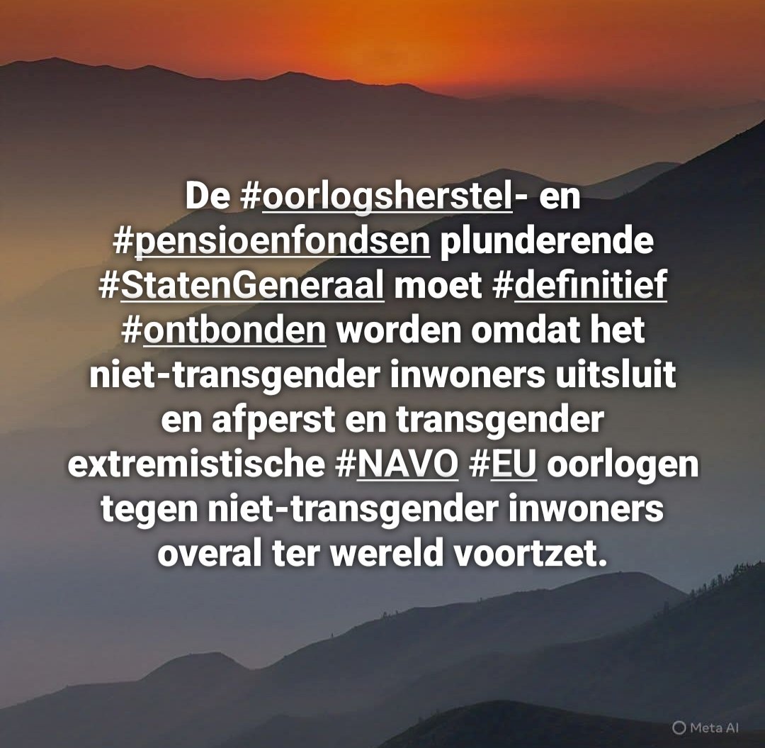 vincent_zegel's tweet photo. #NIOD Onderzoek noch Anne Frank, zullen onze transgender realiteit en die van de Nazis/ Zionisten, nooit meer kunnen verhullen. De volledig transgender #StatenGeneraal, de uitsluiting & vernietiging van niet-transgender familie en inwoners door de #NAVO - #EU toont het reeds aan https://t.co/rg6DZy1xcz