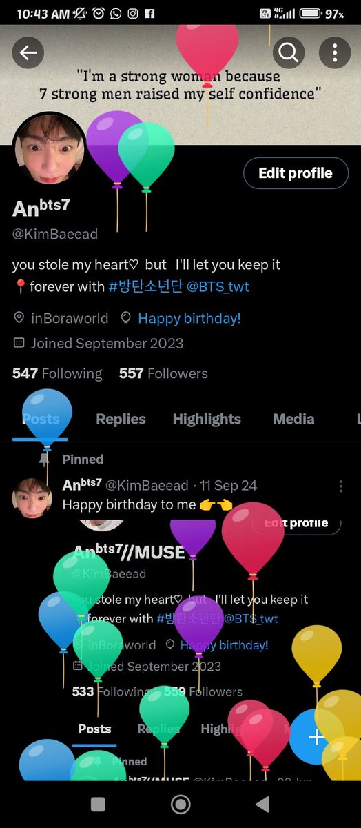 It's my birthday