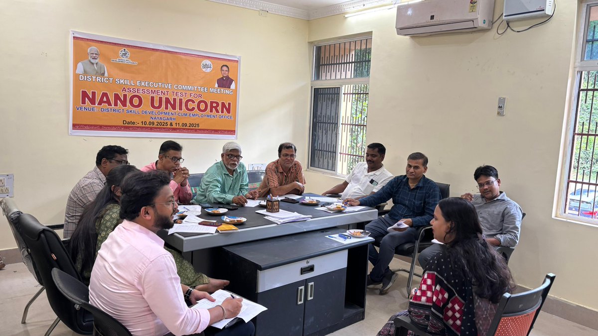 dsdeonayagarh's tweet photo. Assessment for the Nano Unicorn Scheme was conducted at @dsdeonayagarh office for the selection of the eligible beneficiaries who would get a seed fund of 1 Lakh each for starting their business.
@skilled_odisha @SDTEOdisha @TataSTRIVE
#nanounicorn #odisha #nayagarh #statrtup https://t.co/5LGSbXXGPK