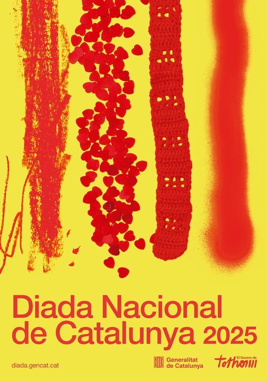 Bona Diada Nacional de Catalunya 
💛❤️💛❤️💛❤️💛❤️💛