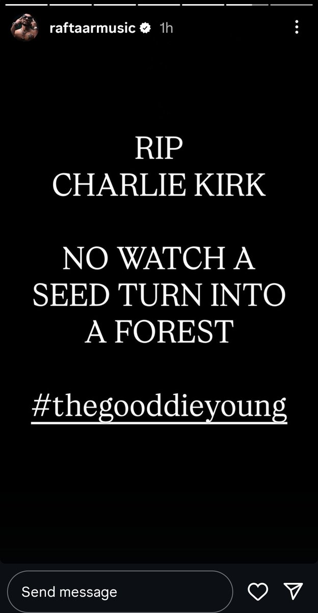 lightfcb10's tweet image. Raftaar says he grew up on pac Biggie and DMX on hip hop that spoke against racism and power then he goes and praises Charlie Kirk a man who trashes Black Lives Matter downplays systemic racism and pushes anti hip hop culture 
@raftaarmusic
Standin against ur idols