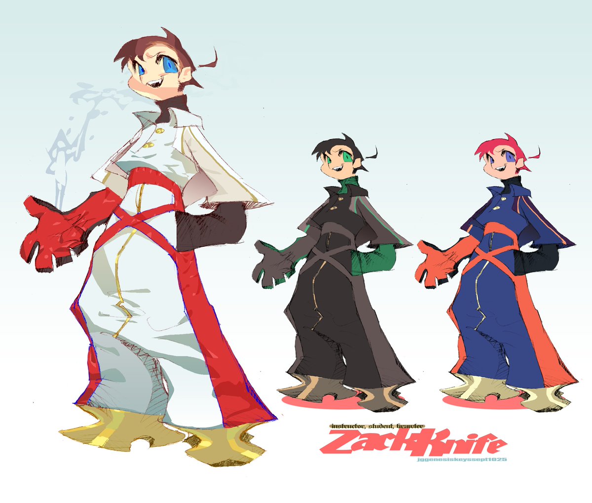 ' ZackKnife '
Concept art by JG GenesisKeys.