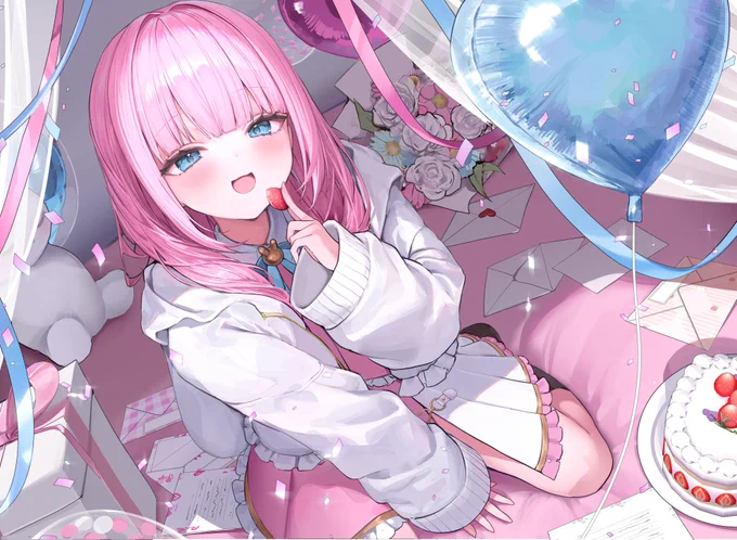 お仕事報告 ̖́- この度、個人VTuberよあけいちか様(#YoakeIchika )のお誕生日記念のお写真を担当させていただきました! 改めて、お誕生日おめでとうございます