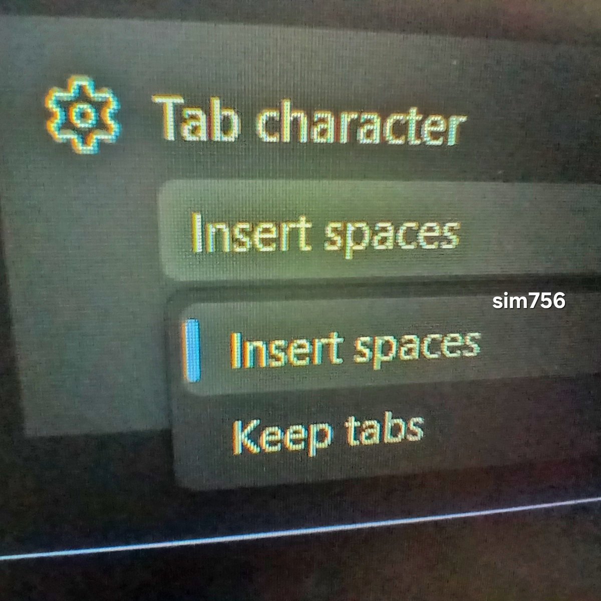 sim756's tweet photo. //,,...#Tab or #Space..?? I would always choose [TAB], though at workplace I have to use [SPACE].. ¯\_(ツ)_/¯ ..!!; - #sim756
#lifeRunsOnCode #code #codeFormatting https://t.co/2k0ZXjmbWf