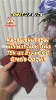 aliefann's tweet photo. Kaos kaki bahan full katun anti bakteri https://t.co/LSkFq7S1iW https://t.co/xYPESKnH0t