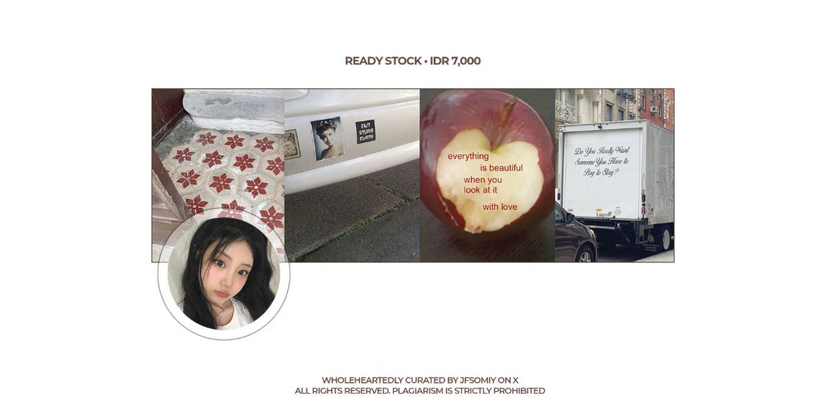 museinbloom's tweet photo. Please help repost? And may your help return to you in even greater measure! ❤️

Fresh from the shelf—ready stock layout 
Muse: ILLIT Wonhee
Price: IDR 7,000 

#zonauang #zonaba https://t.co/Awa9ENckSc