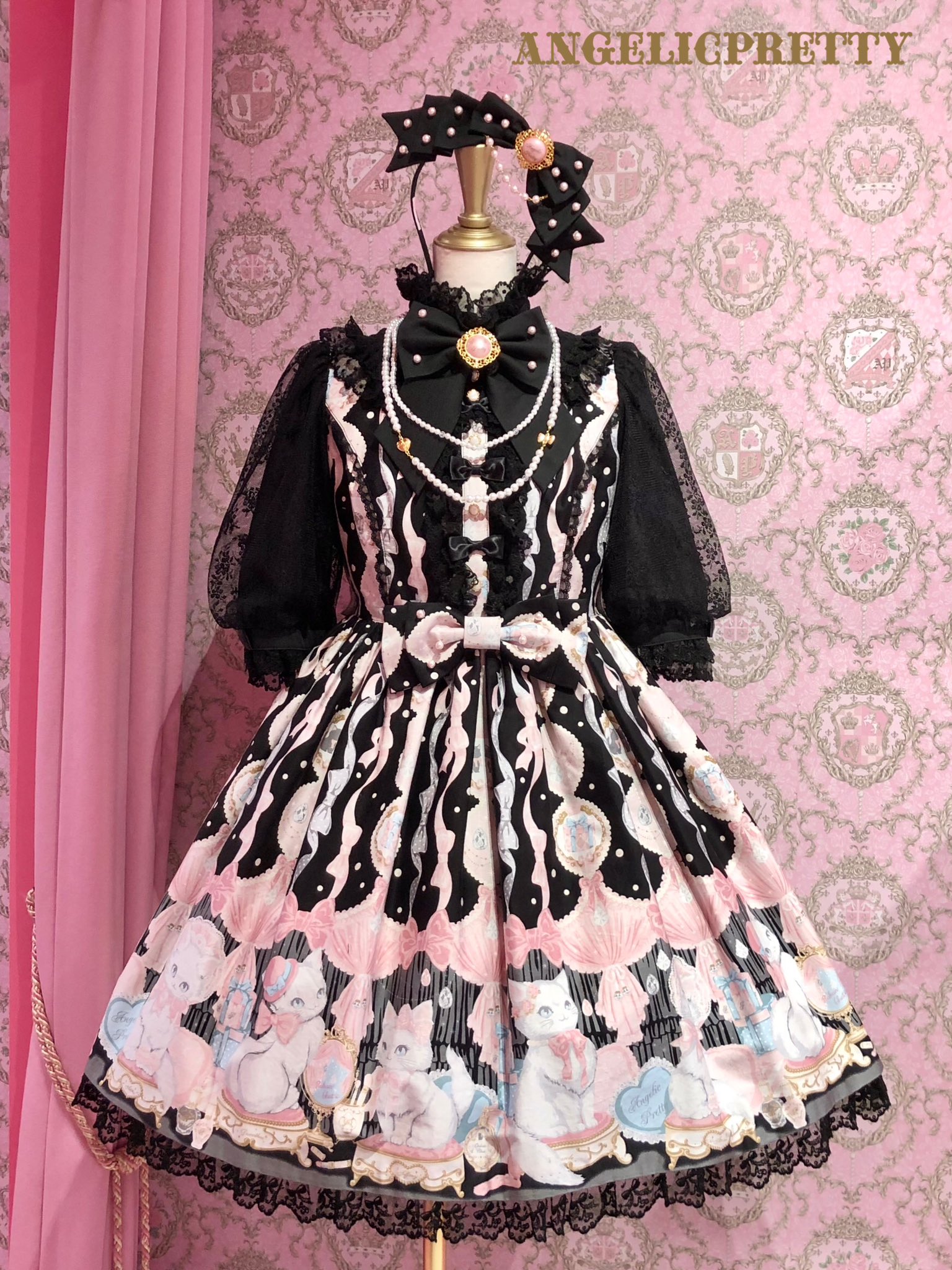 猫*丸様 Angelic Pretty★Lady Ribbonワンピースカチュー FePmlaT6GfJGdQyd0wLnYru1Ng7nOt