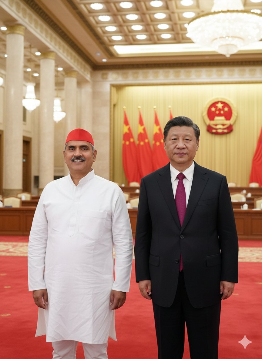 ✈️🤝 प्रमुख विदेशी नेताओं से मुलाकात का सिलसिला जारी…

अब जलनखोरों को तो कुछ कहना ही है! 🤭

कहेंगे — “ये सब तो AI से बनाया है!”

अरे भैया, AI ही वो माया जिसका उल्लेख वेद पुराणों में हैं। माया की रचना ईश्वर ने ही किया हैं। 
आप किसी को खटकने लगेंगे, उसके जलन का कारण जाएंगे 😅🔥