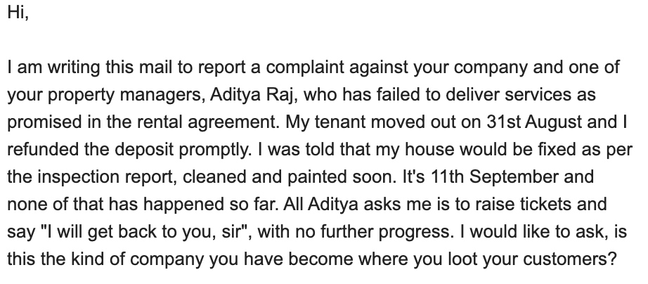 anmolDevAd's tweet photo. @NoBrokerCare @nobrokercom I already sent this mail and no action was taken. Sharing this here with public so that they know how miserable your services has become nowadays. https://t.co/pwWg1ZSTfm